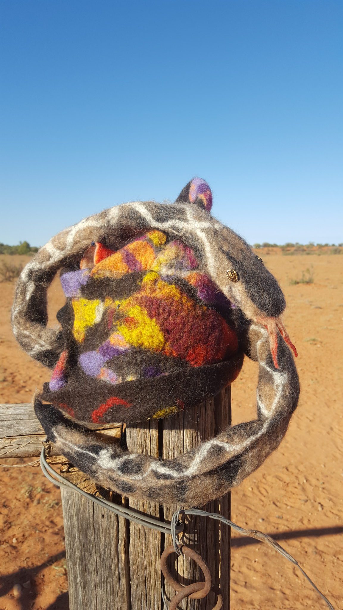 Teaching felting at Titjikala community in Central Australia - The Felt ...
